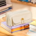 thumbnail image 1 of Style Rope Pencil Holder Large Capacity Layered Pencil Organizer Minimalist Pen Pouch With Zipper Pen Pouch Bag Craft Table Craft Organizers And Storage Drawers Stationery Pens Organizer Crafts for, 1 of 3