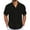 Black, variant on Under 10 dollars! Shirts for Men Sheer Mesh Short Sleeve Button Down Fashion Shirts Lace Tee Breathable Undershirts Party Shirts