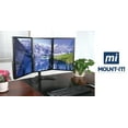 thumbnail image 3 of Mount-it! Triple Heavy Duty Monitor Stand, Fits 17"-27" Computer Screens, Freestanding Full Motion, 3 of 14
