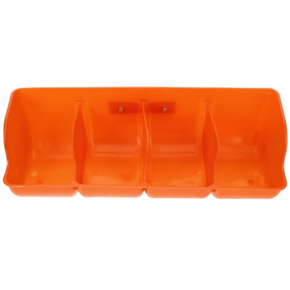 LOLIPPYY Feeding Trough Livestock Feeding Trough PP Water Cleanable Breeding 1Pcs