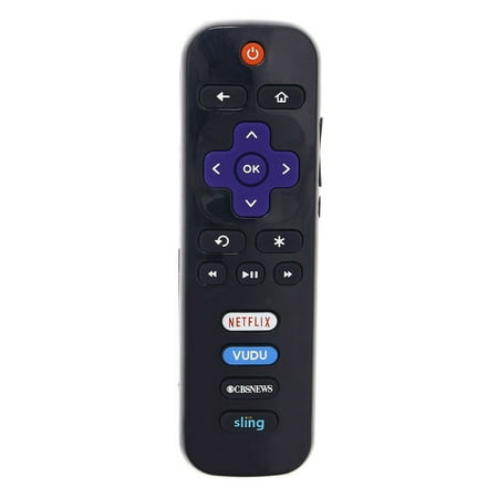 Replacement Remote Control for Roku RC280-ROKU-NVCS Netflix, Vudu, Sling