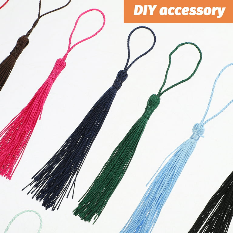 Blank Bookmarks Tassels Pendant Teachers Marker with Cotton Thread Acrylic Child Student, Girl's, Size: 15X4X0.5CM, Other