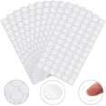 thumbnail image 1 of 700 Pcs Rubans Adhésifs Ronds Transparents Amovibles Réutilisables Multi-Usages Nano Gel, Diamètre 10 mm, 1 of 5