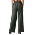 thumbnail image 2 of Pantalones de trabajo Willit de pierna ancha y cintura alta para mujer 32 Forest S, 2 of 6