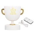 thumbnail image 1 of Soporte para bolígrafo con carga USB, luz de noche con forma de trofeo: una lámpara de ambiente única para el dormitorio como regalo de graduación para personas con logros especiales, 1 of 8