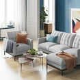 thumbnail image 5 of Zinus Thompson Fabric Armchair, Light Grey, 5 of 10