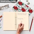 thumbnail image 5 of Wirebound Notebook Hardcover Spiral Notebooks Red Berries and Flowers, 60 Pages, 80 GSM, 5.7 x 8.3in, 5 of 7