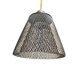 thumbnail image 5 of Pantalla de lámpara colgante de hierro Yuyangstore Pantalla tejida trapezoide negro, 5 of 8