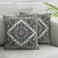 thumbnail image 3 of Creowell Throw Pillow Covers Antique Oriental Turkish Carpet Pattern Pillow Covers Red Cushion Throw Pilloe Case Home Decorative for Sofa Living Room Couch Bed，Multi-Size, 3 of 5
