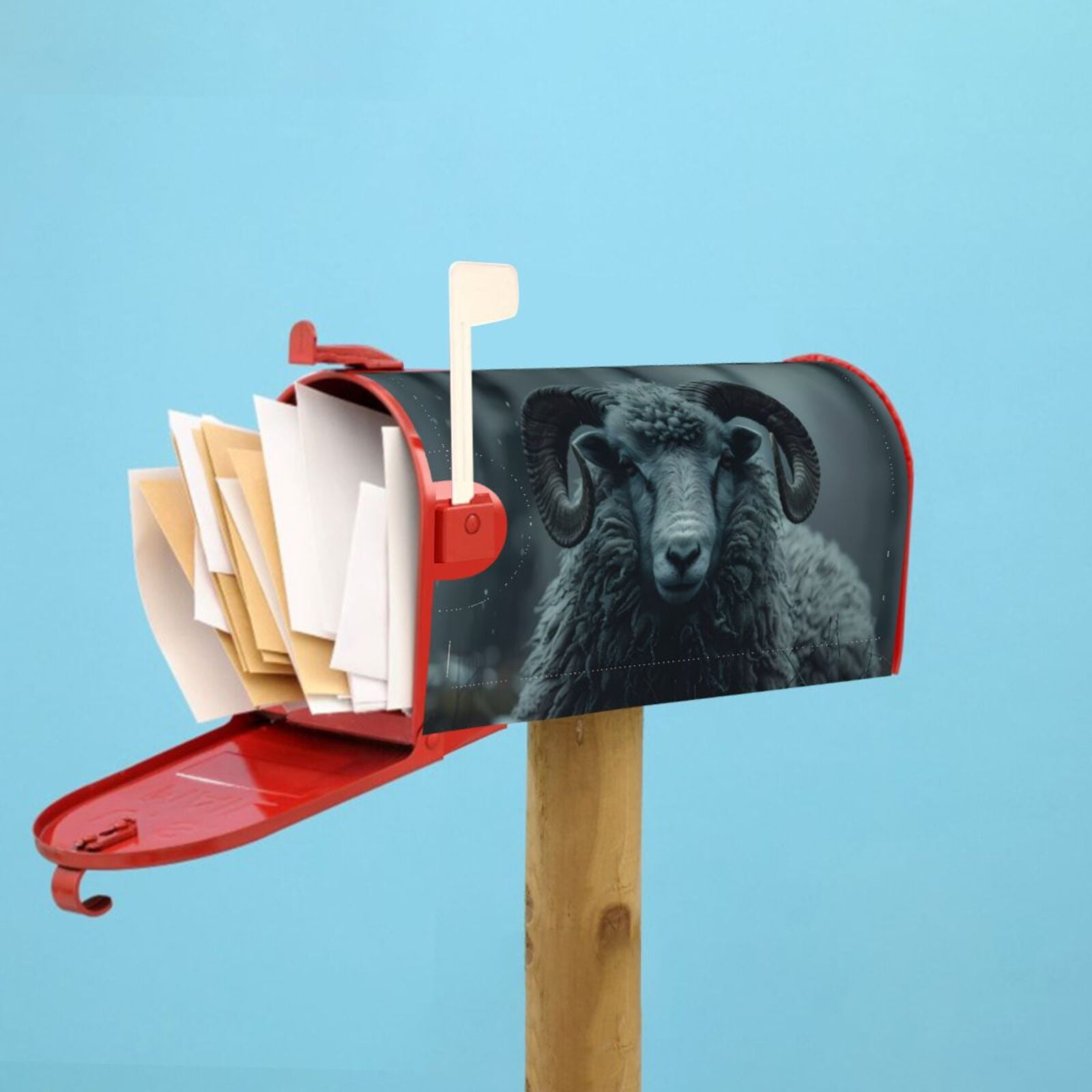 Kdxio Magnetic Mailbox Cover 21x18 in Mailbox Cover Outdoor Decoration Holiday Mailbox Covers for Home Garden Yard-21x18 in