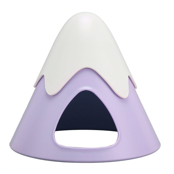 Hamster House,Guinea Pig Hideout Cave Cozy Pet Animal Hide Snow Mountain Shape Landscaping for Rabbit Ferret Chinchilla Degu Hedgehogs Squirrel Small Animals Hedgehog (Violet)