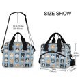 thumbnail image 2 of FORMRS Reusable Lunch Bag for Work School Leakproof Insulated Cooler with Adjustable Shoulder Strap, Cartoon Cute Cat, 2 of 6