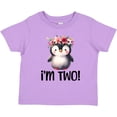 thumbnail image 3 of Inktastic 2nd Birthday Party Penguin 2 Year Old Girl Girls Toddler T-Shirt, 3 of 5