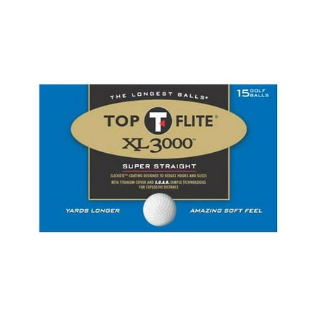 Top Flite XL 3000 Golf Balls, 15 Pack