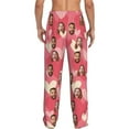 thumbnail image 4 of Aloohaidyvio Men's Drawstring Pajama Pants Wide Leg Casual Lounge Pants Comfy Sleepwear, 4 of 6