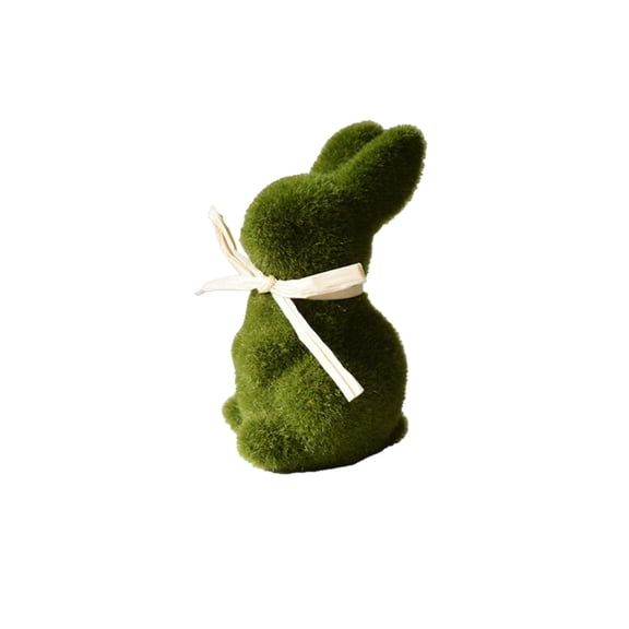 Faux Grass Standing Bunny Topiary, Green, 3.74", Easter by IEPOFG Fashion