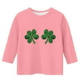 thumbnail image 4 of KyCheLot 3/4 Sleeve Shirts for Girls St.Patrick's Day Crewneck Pullover Printed Tee Shirts 3-13 Years, 4 of 4