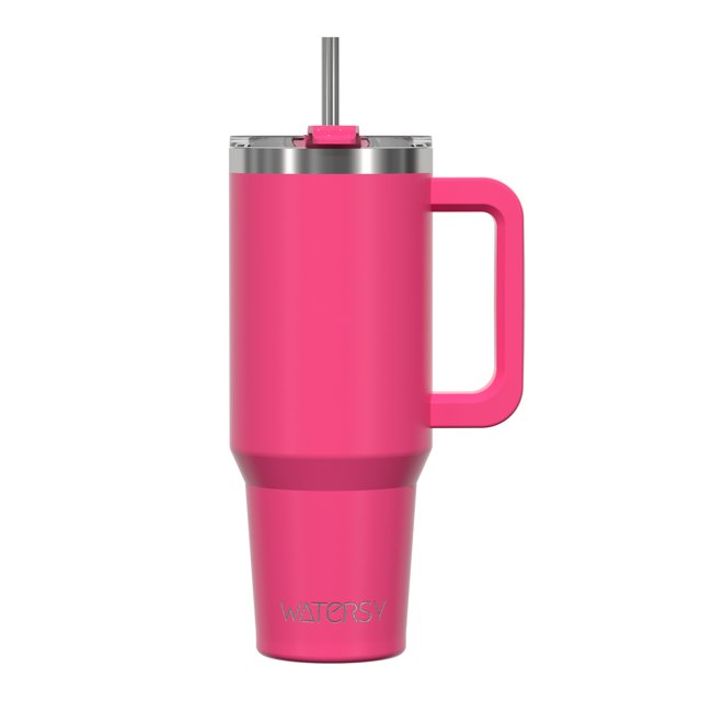 30oz 40oz Large Capacity Tumbler with Handle and Lid Stainless Steel Thermal Double 304 Vacuum Bottle Office and Home Insulated
