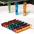 thumbnail image 6 of 12 pcs  Aluminum Alloy Multifunction Whistle Mini Emergency Hiking Camping Survival Whistle（random color）, 6 of 7