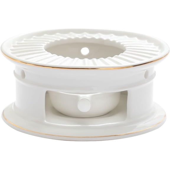 Teapot Warmers Ceramic Teapot Warmer Coffee and Milk Tea Warmer Tea Set(with Candle Hold)