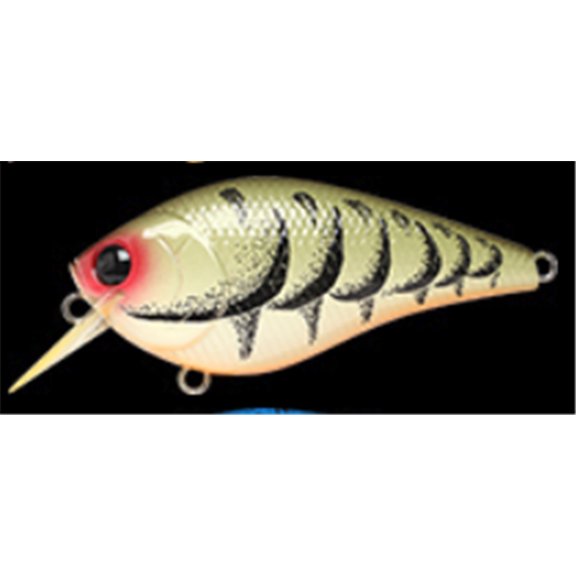 Lucky Craft LC1.5-348CGRCR LC1.5 Crankbait, 2", 1/2 oz, Crazy Green - LC1.5-348CGRCR