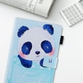thumbnail image 5 of Cartoon Pattern Case for 2021 Samsung Galaxy Tab A8 10.5" (SM-X200 /SM-X209) - Flip Lightweight Wallet Case with Stand /Card Holders, Protective Leather Fold Stand Cute Cover (Panda), 5 of 6