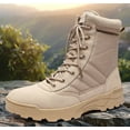thumbnail image 6 of Unisex Tactical Combat Boots for Training, Outdoor Camping, Hiking - Durable, Wear - Resistant Rubber Sole, Available in Sand and Black Colors, 6 of 12