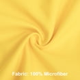 thumbnail image 2 of Super Soft 1800 Count Microfiber Flat Sheet, Durable and Anti-fading Bed Top Sheet with Hem, Full, 81 x 96 Inches, Yellow, 2 of 5