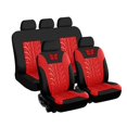thumbnail image 1 of ILJNDTGBE 5 Seater Seat Cover Protective Cushion Complete Front And Rear Seat Back Seat Cover 3D Butterfly Pattern Car Seat Cushion Lumbar Raised Seat Cushions for Chairs Car Seat Lumbar Support, 1 of 8