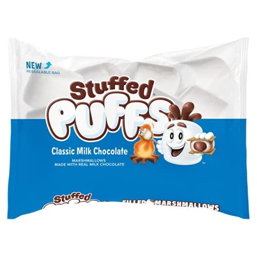 Stuffed Puffs Classic Milk Chocolate Filled Marshmallows, 17 Ounce