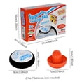 thumbnail image 4 of Air Hockey Hover Puck, Floating Hockey with 2 Red Air Hockey Presses, Ideal Stocking Stuffer & Easter Basket Filler for Kids, 4 of 9