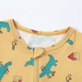 thumbnail image 5 of Lovzfmll Bamboo Viscose Short Sleeve Jumpsuit for Toddlers, Printed Snap Crotch Romper with Cropped Leg for Little Boys & Girls, Summer Outfits for 6-12 Months, 5 of 8