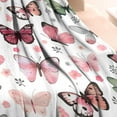 thumbnail image 3 of White Butterfly Pattern Blanket,Comfortable Soft Flannel Throw Blanket,All Season,Warm Lightweight Blankets for Sofa Bed Couch Living Room Chair,30"x40", 3 of 4