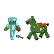 Minecraft Toys, 2-Pack of Action Figures, Gifts for Kids