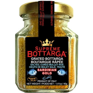 Supreme Bottarga - Finest Imported Sardinian Grated Bottarga (40grams/1.41oz)