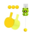 thumbnail image 3 of jinwen Table Tennis Training Set Tennis Trainer Pingpong Trainer Exerciser Parent Child Frog Three Ball, 3 of 9