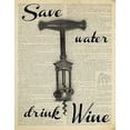 thumbnail image 2 of Greene, Taylor 20x24 White Modern Wood Framed Museum Art Print Titled - SAVE WATER, 2 of 4