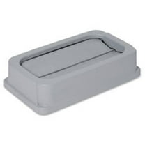 Wall Hugger Lid, for 23 Gal., 20.25 in. x 11.5 in. x 4.63 in., Gray