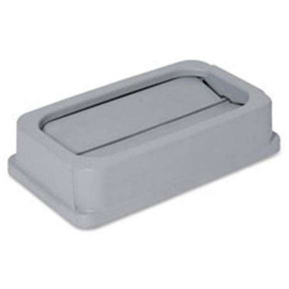 Wall Hugger Lid, for 23 Gal., 20.25 in. x 11.5 in. x 4.63 in., Gray