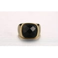 thumbnail image 3 of Men 16mm Stainless Steel Agate Ring for Promise Engagement Wedding, 3 of 4