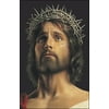 Bulletin-Behold The Man/Painting Of Christ & Crown Of Thorns (Easter) (Pack Of 100)
