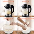 thumbnail image 4 of 3x Sac de Lait de Noix en Coton Biologique Filtre Alimentaire Réutilisable pour Café Fromage, 4 of 5