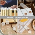 thumbnail image 3 of 10 Pcs Tubes à Pièces Rouleaux de 1/4 Enveloppes Porte-Monnaie en Plastique Tube de Rangement pour Pièces, 3 of 8