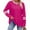 06-Hot Pink, variant on Womens Long Sleeve Shirts Color Block Casual Crewneck Tops Tshirt Basic Tee Fall Fashion Clothes Trendy Outfits 02-Black L