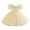 Yellow, variant on Efsteb Toddler Kids Girl Dresses for Wedding Puff Sleeve Prom Ball Gown for Girls Formal Party (Blue,5-6 Years)