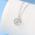 thumbnail image 5 of Valentine Jewelry Fashion Women Rose Gold Opal Butterfly Charm Pendant Long Chain Necklace Jewelry Necklace for Men Cool Personalized Ideas Graduation Birthday Gifts for 6 7 8 9 10 11 12 13 14 15 16, 5 of 5