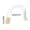 thumbnail image 3 of Blueek Back Brush With Long Handle, Curved Shower Brush, Bath Brush Exfoliating Brush With Soft Bristles, Easy To Brush Shower For Older Men Women, 3 of 9