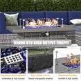 thumbnail image 4 of 8 Piece Patio Furniture Set with Fire Pit Table, Outdoor Sectional Conversation Set with Coffee Table, 4 of 6