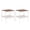 Brown & White, variant on Tcbosik 2-Tier Tempered Glass End Tables Set of 2, Modern Side Table with Open Shelf, Accent Table with Metal Legs for Living Room, Bedroom, Space Saving, Gray & White