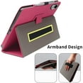 thumbnail image 3 of FIEWESEY Compatible with Umidigi G1 Tab Mini 8.0 Inch 2024 Tablet Case, PU Leather Case Shockproof Magnetic Clasp Folio Smart Cover with Hand Strap for UMIDIGI G1 Tab Mini 8.0 Inch Tablet - Pink, 3 of 6